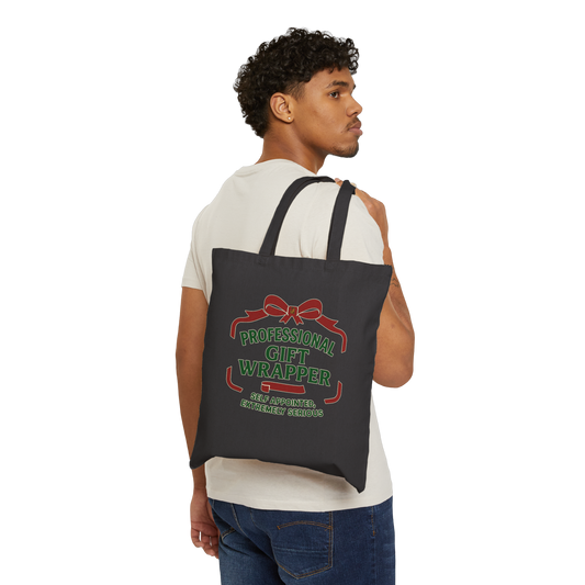 Professional Gift Wrapper - Canvas Tote Bag