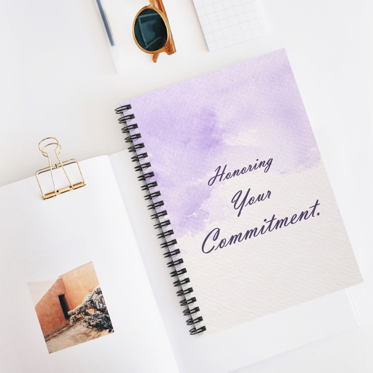 Honoring Your Commitment — Spiral Notebook