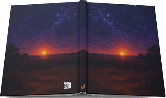 Dreamy Meadow Hardcover Journal, Ruled Line