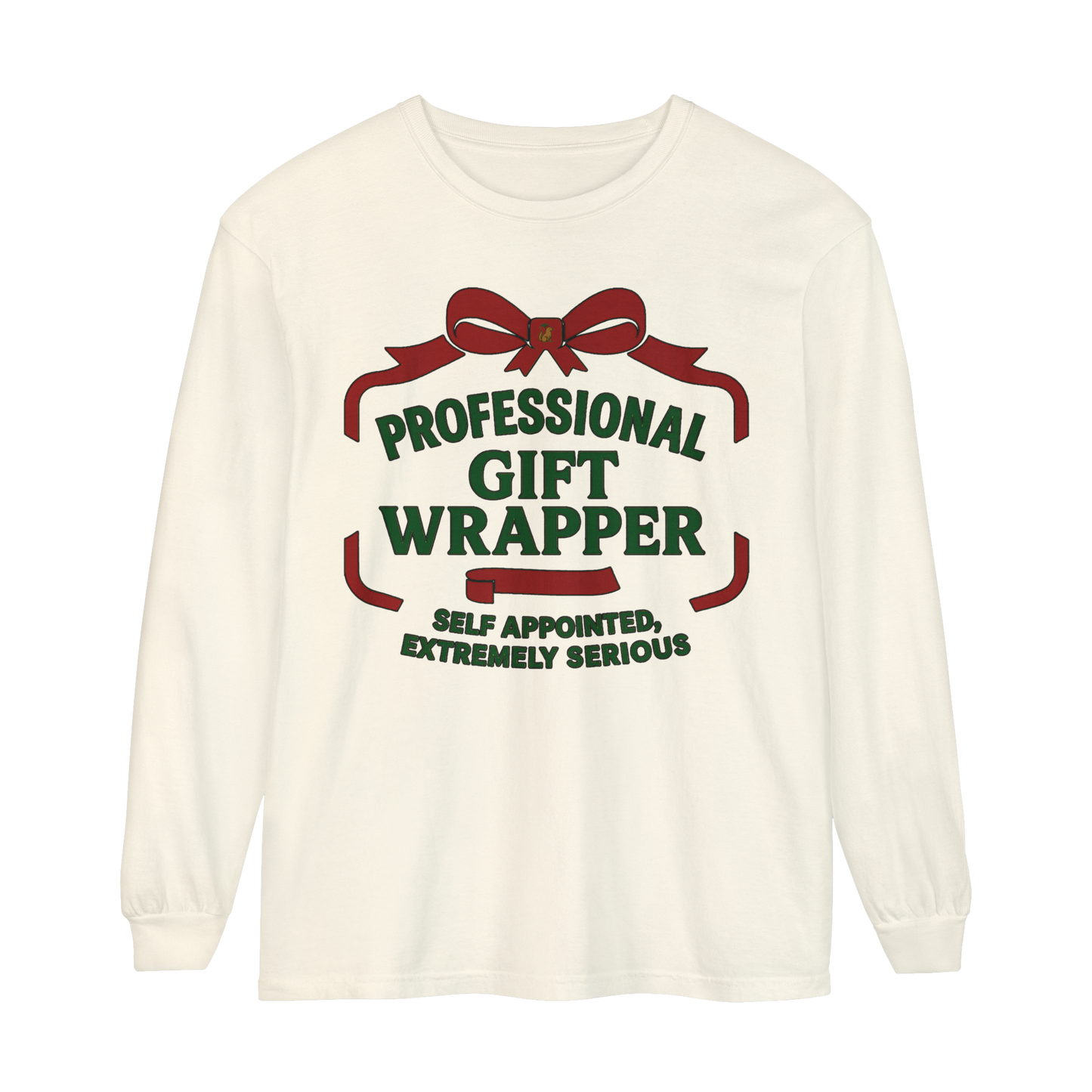 Professional Gift Wrapper - Long Sleeve Holiday Shirt