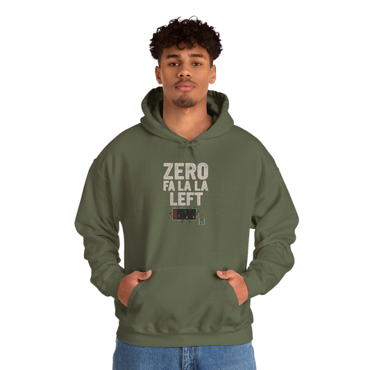 Zero Fa La La Left - Cozy Holiday Hoodie