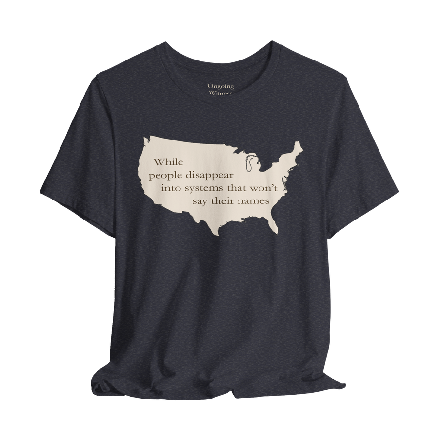 Witness Tee, While People Disappear