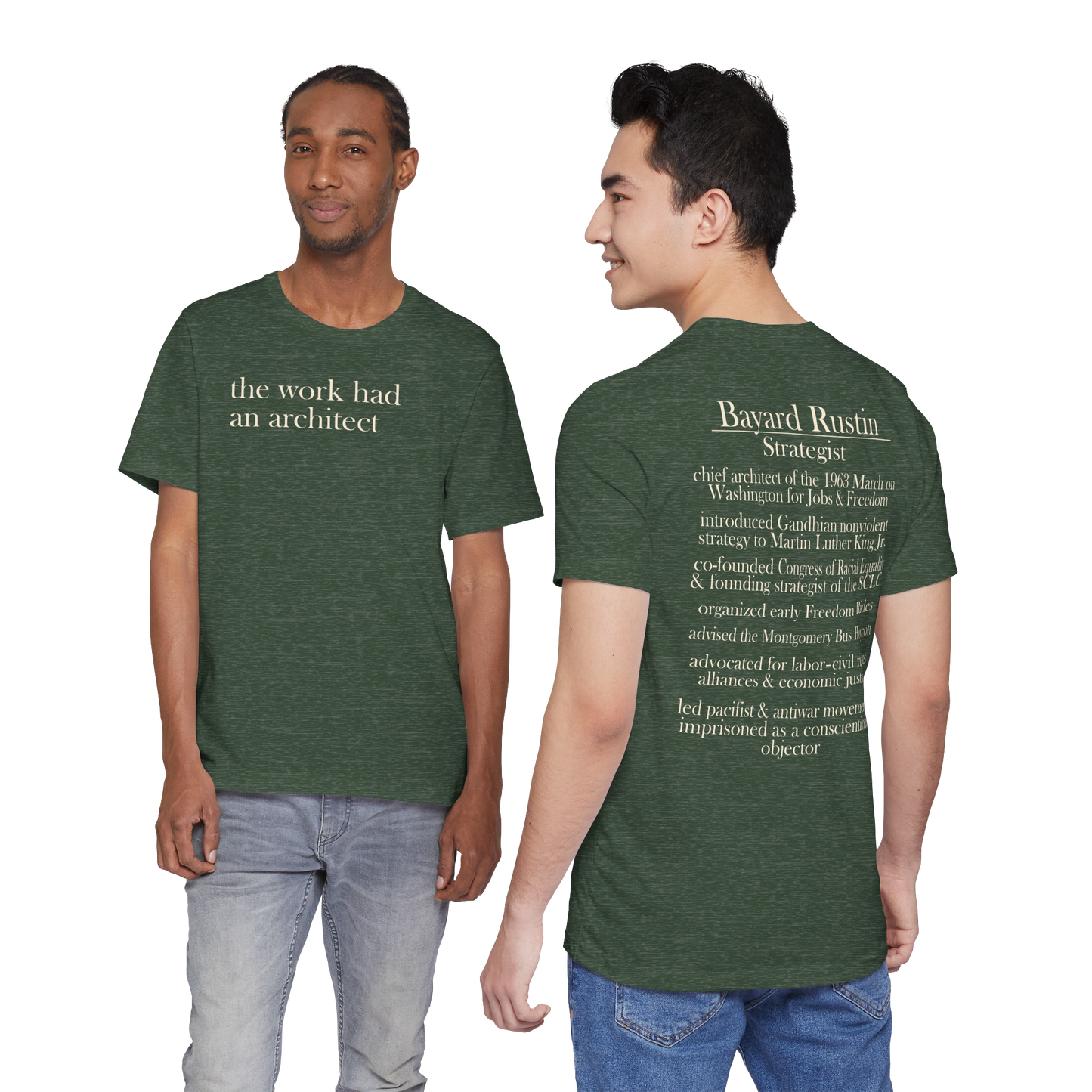 Bayard Rustin Tribute Tee
