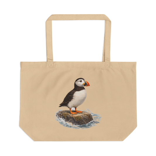 Coastal Puffin Tote, Large