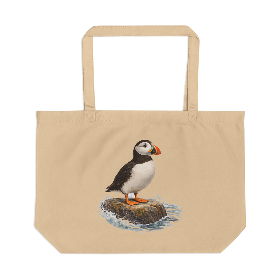 Coastal Puffin Tote, Large